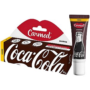 Hidratante Labial Carmed Coca Cola Marrom 10g