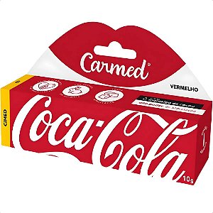 Hidratante Labial Carmed Coca Cola Vermelho 10g