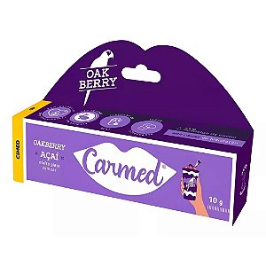 Carmed Açaí Hidratante Labial Efeito Gloss Oakberry10g Cimed