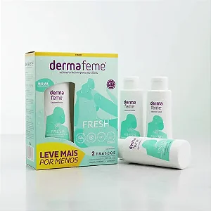 Kit 2 Sabonetes Íntimo Derma Feme Fresh 200ml - Cimed