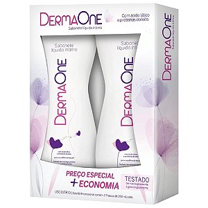 Kit 2 Sabonete Íntimo DermaOne 200ml - Cimed