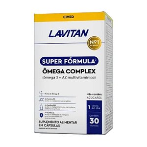 Lavitan Super Formula Ômega Complex Cimed 30 Capsulas