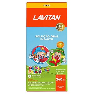Lavitan Kids Vitaminico Sabor Laranja 240ml