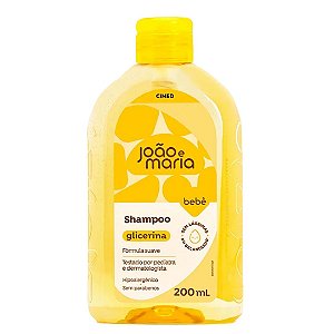 Shampoo Glicerina Bebê Recém Nascido João E Maria 200ml