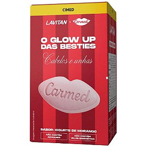 Carmed Glow Up Das Besties Cabelos e Unhas 60un Mastigáveis