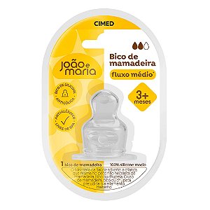 Bico Mamadeira João e Maria Tam 2 Fluxo Médio 3+ Cimed