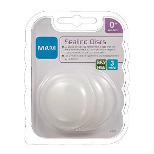 3un Discos De Vedação Para Copos E Mamadeiras MAM