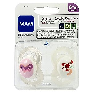 Chupeta Mam Original Coleções 6+ Menina