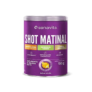 Shot Matinal Sanavita Lata 150g Sabor Limão