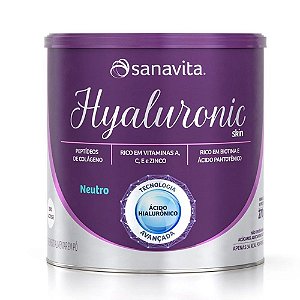Hyaluronic Skin Sanavita 270g Ácido Hialurônico Neutro