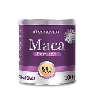 Maca Peruana 100% Pura Sanavita Farinha De Maca 100g