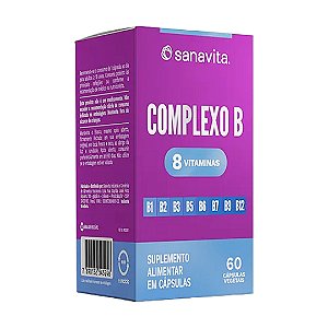 Complexo B Sanavita 60 Cápsulas Vegetais