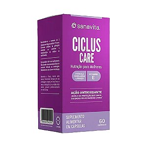 Ciclus Care da Sanavita Nutrição Para Mulheres 60 Cápsulas
