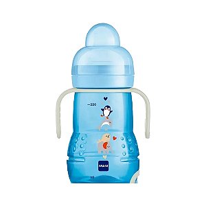 Copo De Treinamento Mam Night Azul Transição 220ml