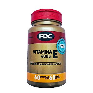 Vitamina E 400ui Fdc Com 60 Cápsulas Importada Eua