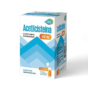 Liteé Acetilcisteína Tangerina 600mg 16 Sachês