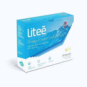 Liteé Ômega 3 Super Concentrado 1000mg 30 Cápsulas