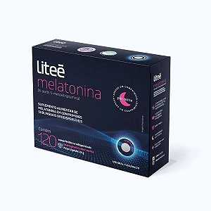 Liteé Melatonina 120 comp Mastigáveis Menta