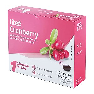 Liteé Cranberry Liteé 30 Cápsulas Softgel