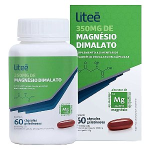 Liteé Magnésio Dimalato 350mg 60 Cápsulas