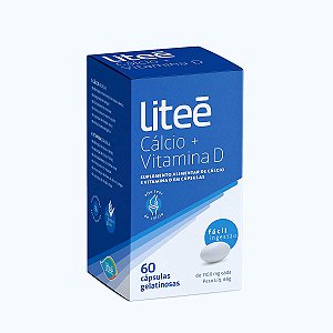 Liteé Cálcio + Vitamina D 60 Cápsulas