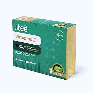 Liteé Vitamina E 400UI - Acetato De Racealfatocoferol 268MG