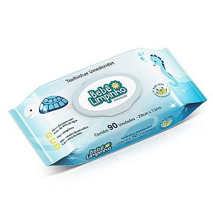 Toalhas Umedecidas Bebê Limpinho Premium 90 Unidades Cimed