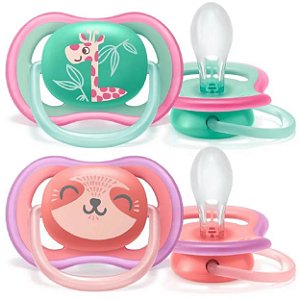 Chupeta Ultra Air Dupla 18m+ Plus Menina - Philips Avent
