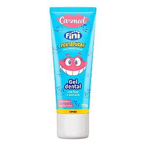 Gel Dental Carmed Fini Dentadura 70g Pasta De Dente Fini