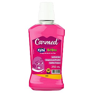 Enxaguante bucal Carmed fini Beijos 250ml