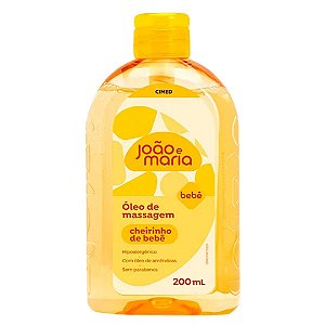 Óleo De Massagem João e Maria Bebê Cimed