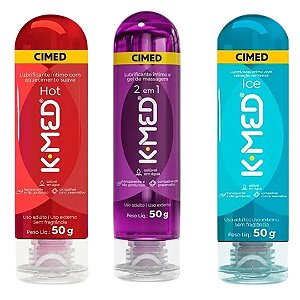 Kit K-Med Trio Hot + Ice + 2 em 1 50 Gramas Cimed
