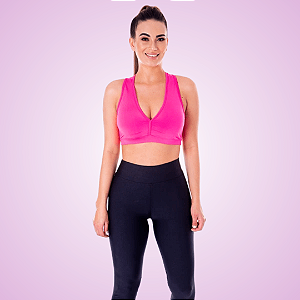 Top Sport Pink com Bojo