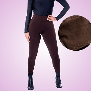 Legging Flanelada Marrom