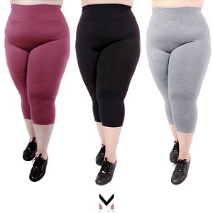 legging corsario plus size