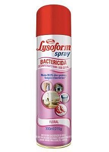 Lysoform Spray - Bactericida - 300ml - Floral e Fresh