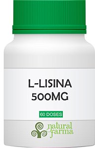L-LISINA 500MG C/60 CÁPSULAS