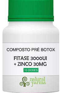COMPOSTO PRÉ BOTOX - FITASE 3000UI + ZINCO 30MG