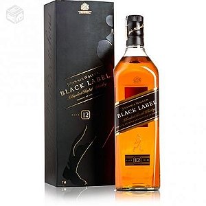 Whisky johnnie walker Black Label 12 anos 1 litro