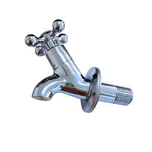 Torneira Cromada com Arejador C33 Rosca Longa 1/2" – Frisbel