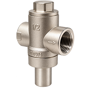 VÁLVULA REDUTORA DE PRESSÃO ROSCA FÊMEA 1/2 X 1/2 - METAL