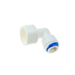 Conector Cotovelo Engate 3/8 com Rosca Interna 1/2 Fêmea