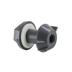 Flange Pp Cinza de 1/2 Para Bebedouro Cânovas