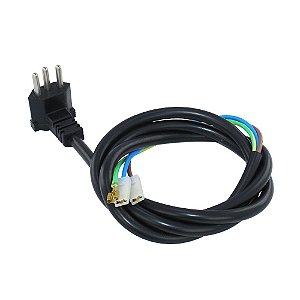 Flex Plug Preto 3 Pinos Padrão Nacional Chocolateira HD 5 IBBL