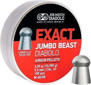 Chumbinho JSB Exact Jumbo Beast 5.5mm - 150un