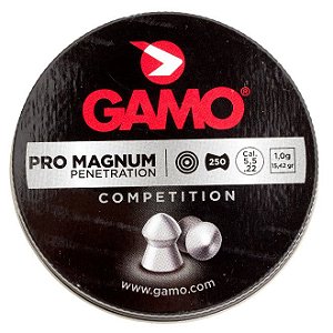 Chumbinho GAMO Pro Magnum 5.5mm - c/ 250 un