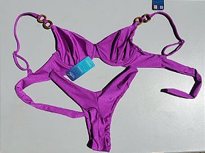 Conjunto Retrô argolas trilobal