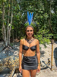 Conjunto Jade  Corrente + calcinha asa delta+ saia