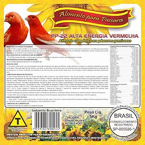 PP-22 ALTA ENERGIA VERMELHA 5 KG