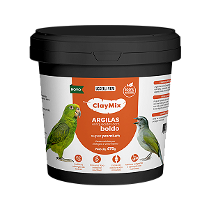 CLAY MIX ARGILAS ENRIQUECIDAS COM BOLDO SUPER PREMIUM 475g